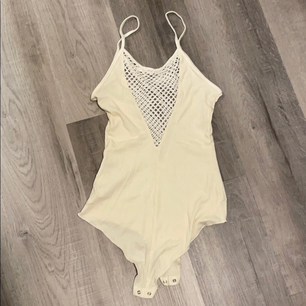 Sexy white bodysuit
